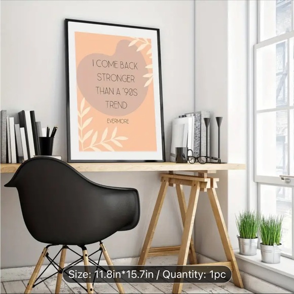 💛Canvas print, Waterproof Music Poster, Taylor swift Lyrics Wall Art Decor - Picture 2 of 9